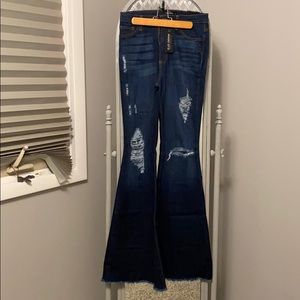 High waisted bell bottom jeans SIZE 11